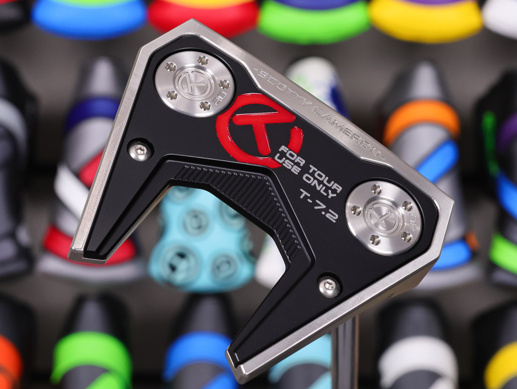 scotty cameron tour only sss phantom t7.2 circle t 360g putter with welded plumber neck and arrow alignment golf club