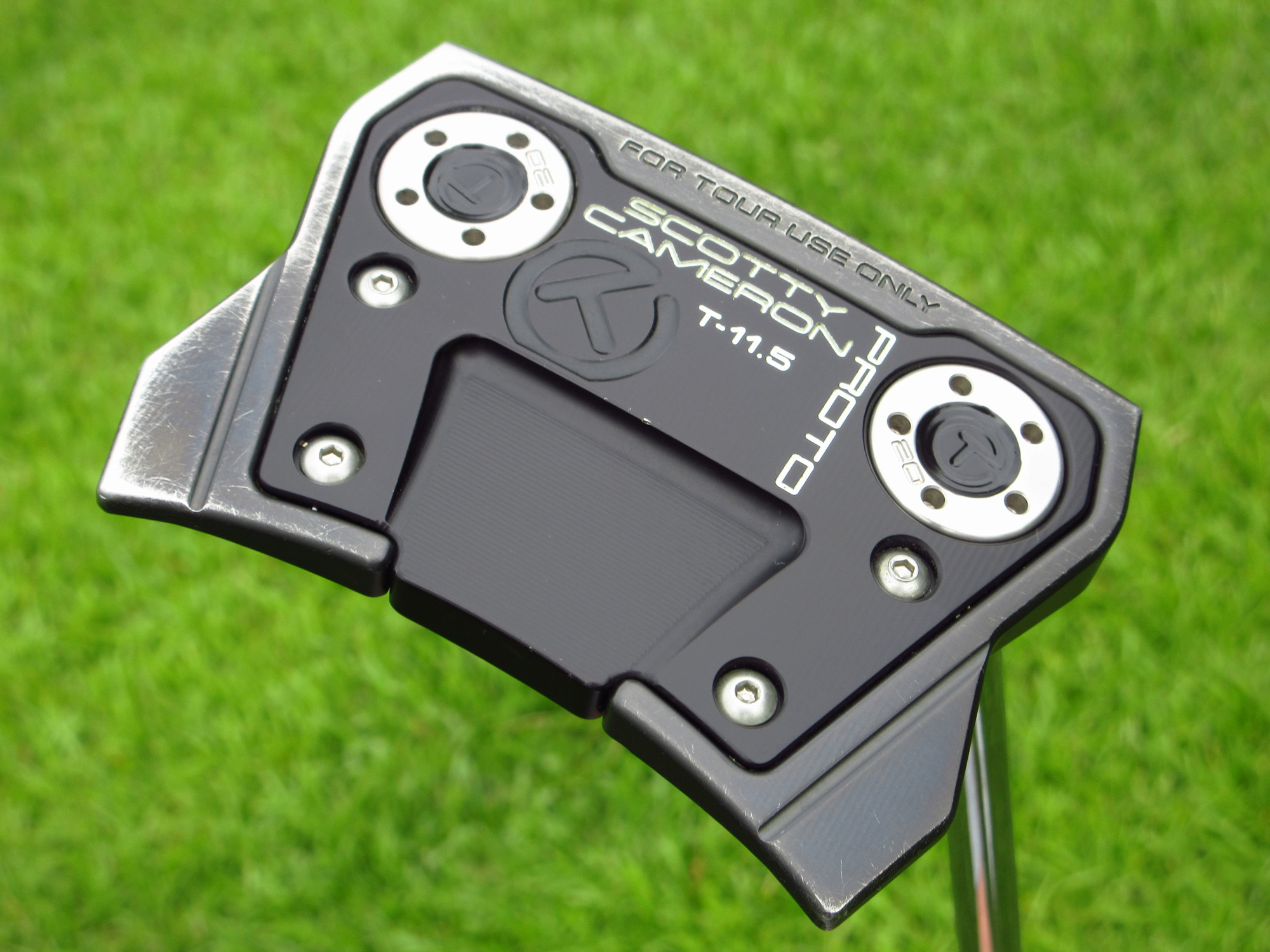 scotty cameron tour only black sss phantom x t11.5 circle t putter with flange line golf club