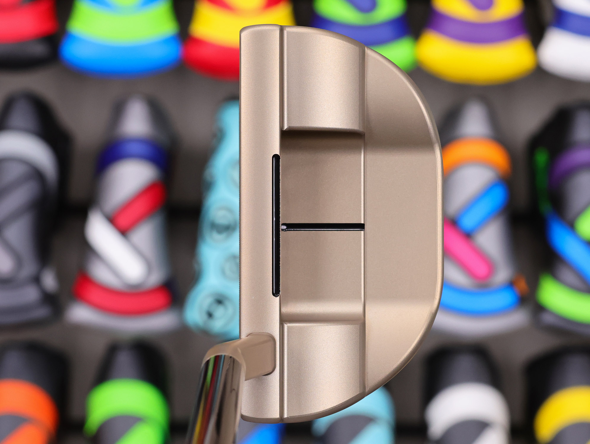 scotty cameron tour only chromatic bronze fastback tfb 1.5 select circle t 360g putter with t line alignment and black shaft golf club