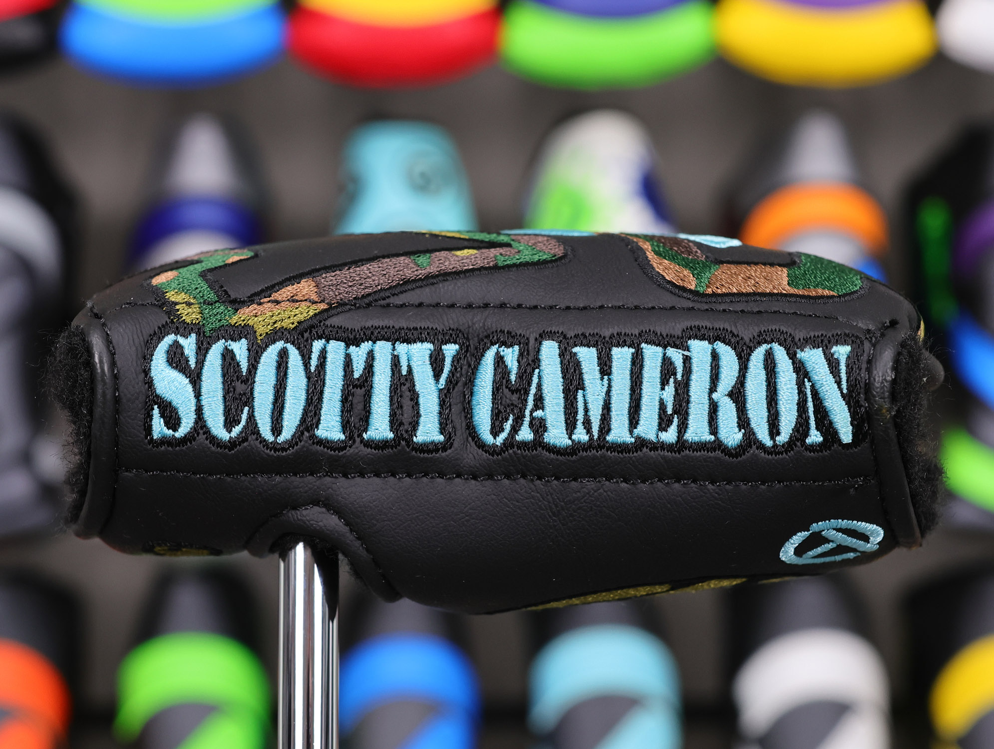 Scotty Cameron Tour Only SSS Phantom X T5 Circle T 360G w/ Tiffany "Camo Bulldog" CT Headcover - Image 12