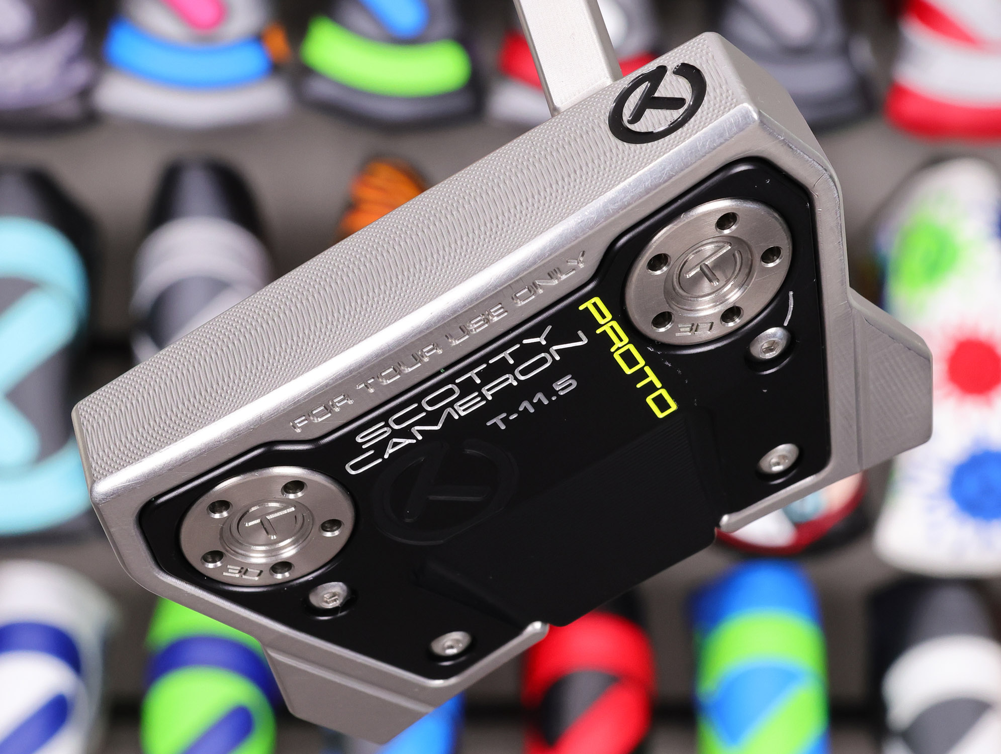 scotty cameron tour only sss phantom x t11.5 circle t 370g putter with flange line golf club