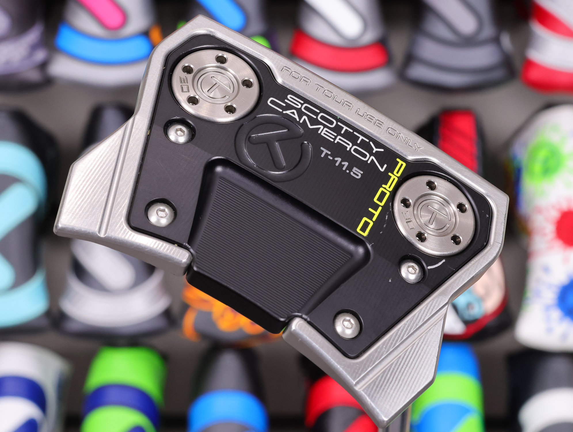 scotty cameron tour only sss phantom x t11.5 circle t 370g putter with flange line golf club