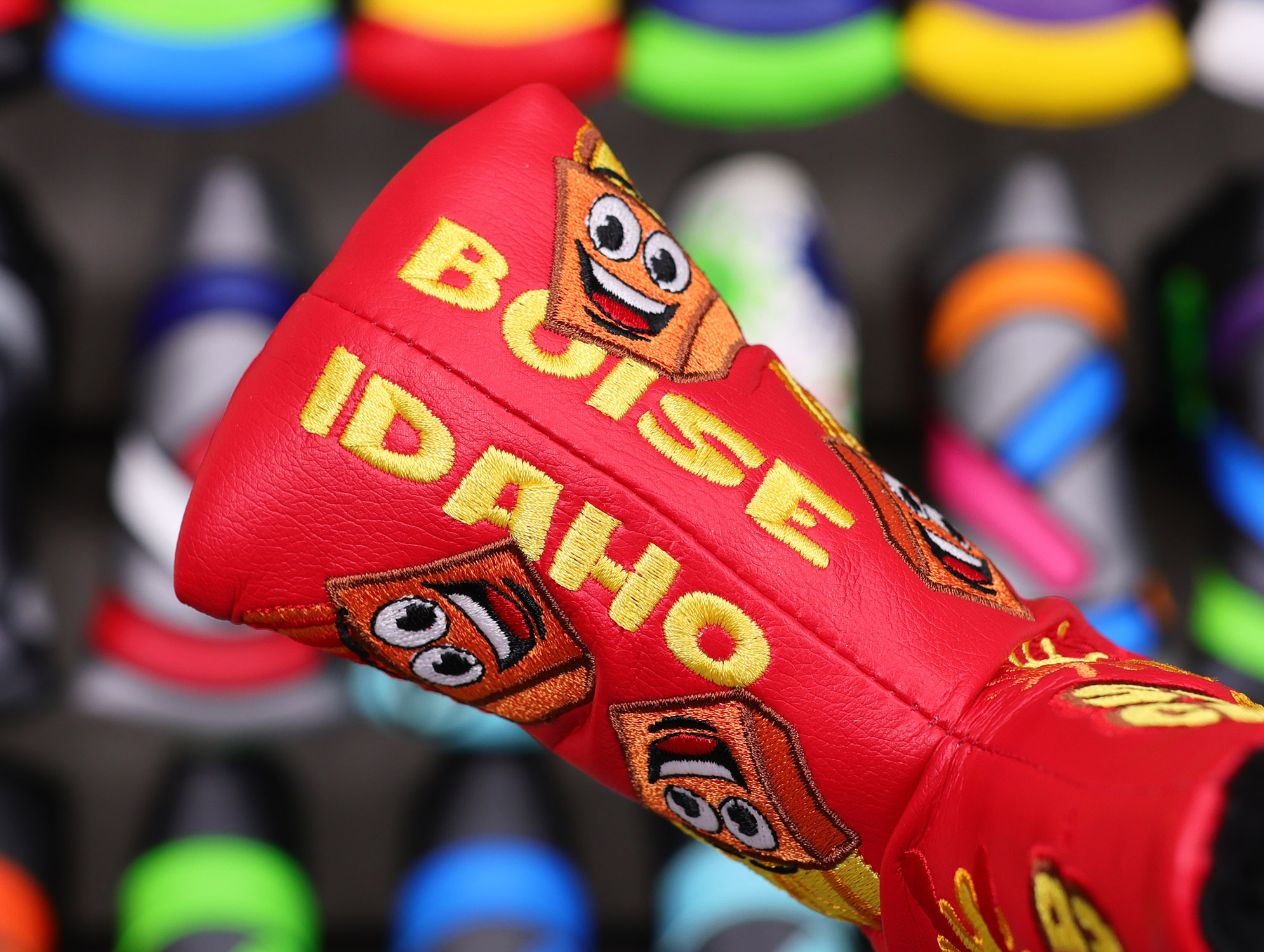 Scotty Cameron “FOR TOUR USE ONLY” 2019 Web.com Boise Idaho “Friendly Fries” Red French Fry CIRCLE T Blade Headcover - Image 4