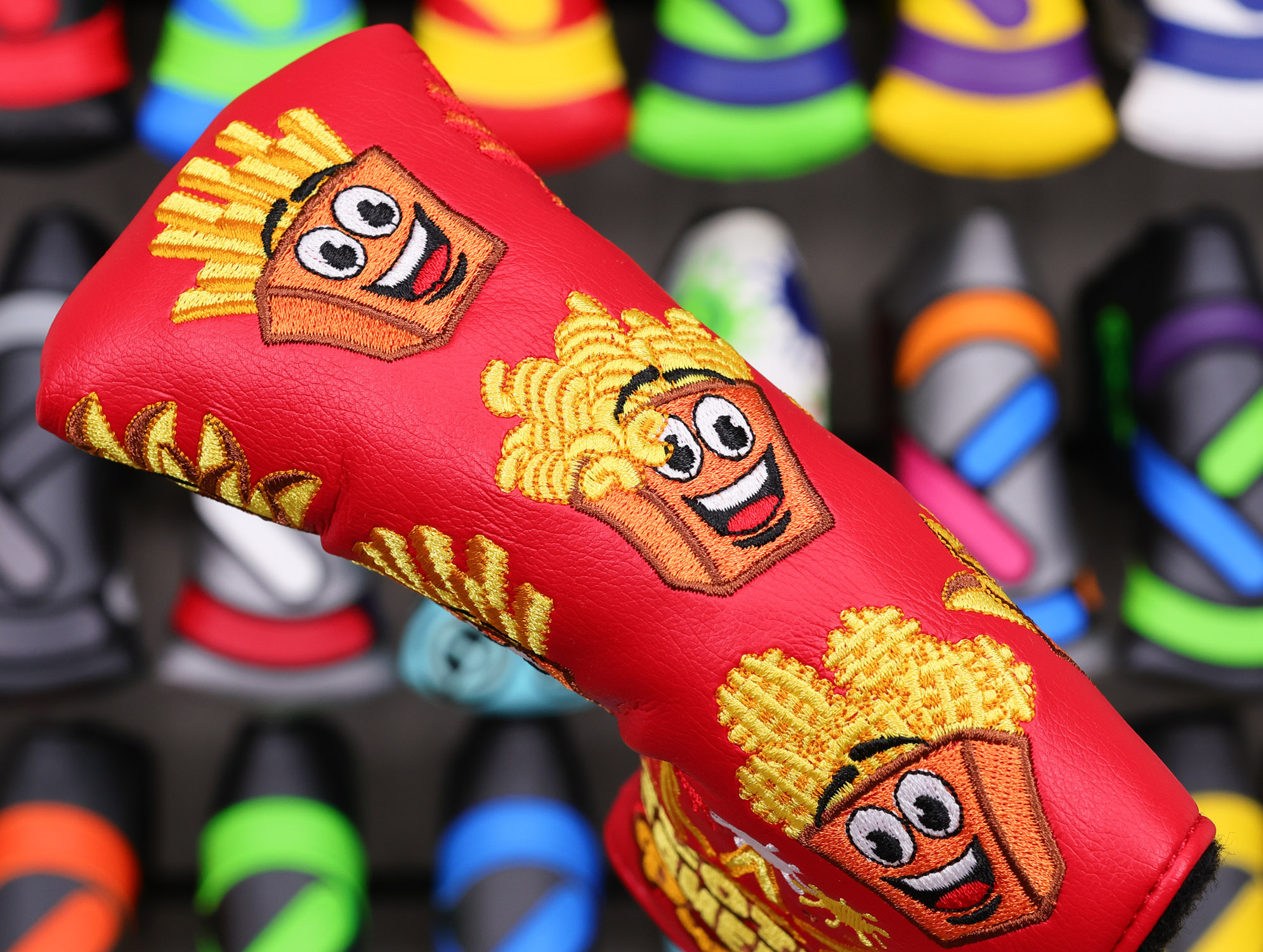 Scotty Cameron “FOR TOUR USE ONLY” 2019 Web.com Boise Idaho “Friendly Fries” Red French Fry CIRCLE T Blade Headcover - Image 2