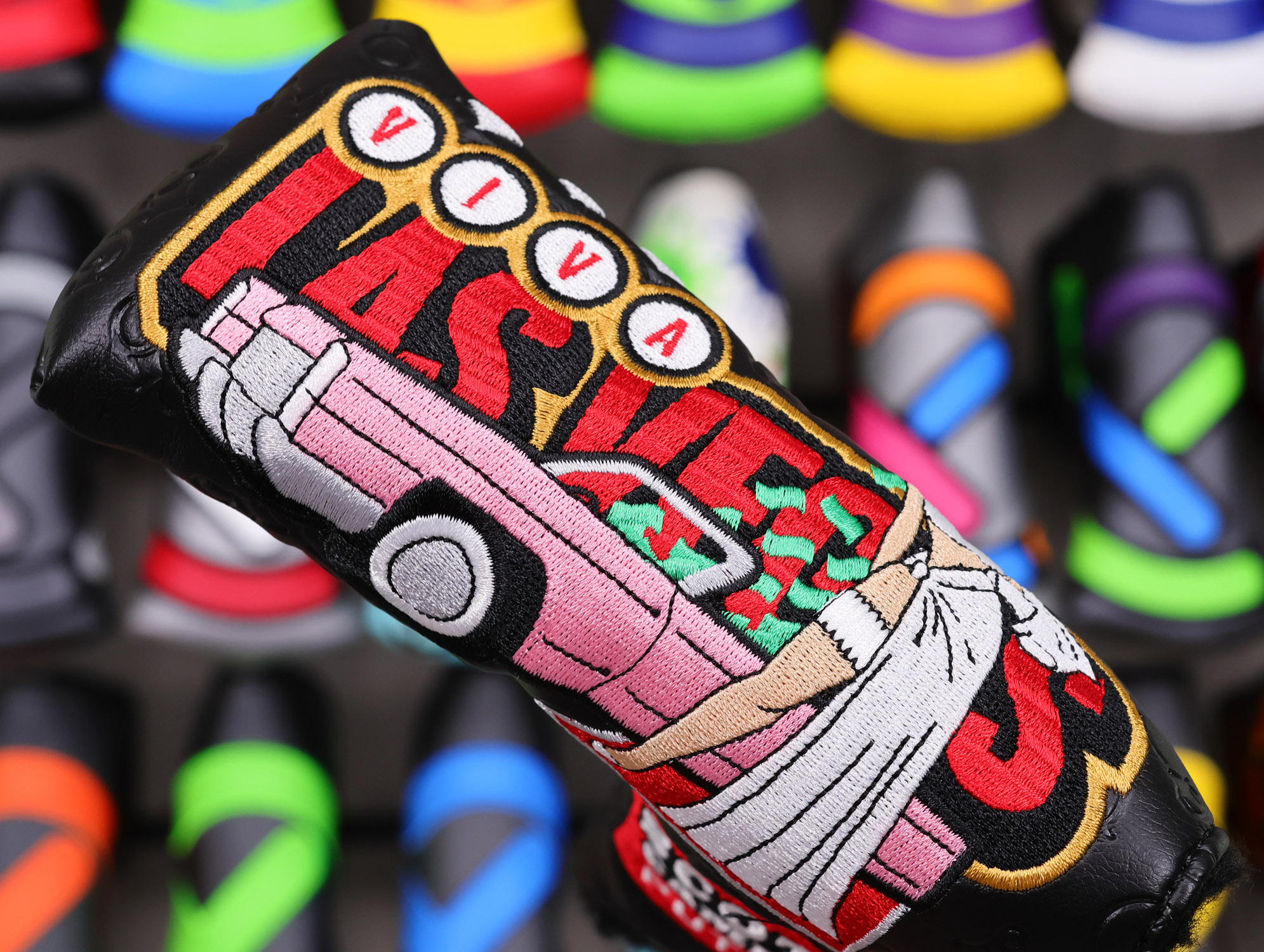 Scotty Cameron “For Tour Use Only” 2019 Viva Las Vegas “Married to the Game” Circle T Blade Headcover - Image 2