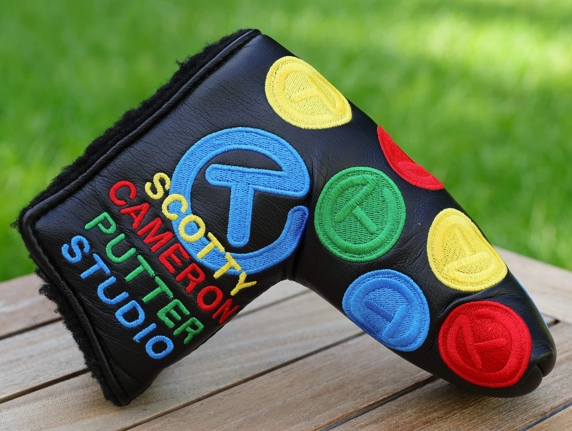 Scotty Cameron “For Tour Use Only” Black Twister Dancing Circle T Blade Headcover - Image 2