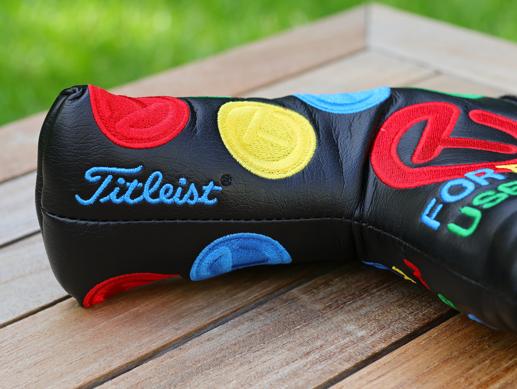 Scotty Cameron “For Tour Use Only” Black Twister Dancing Circle T Blade Headcover - Image 4