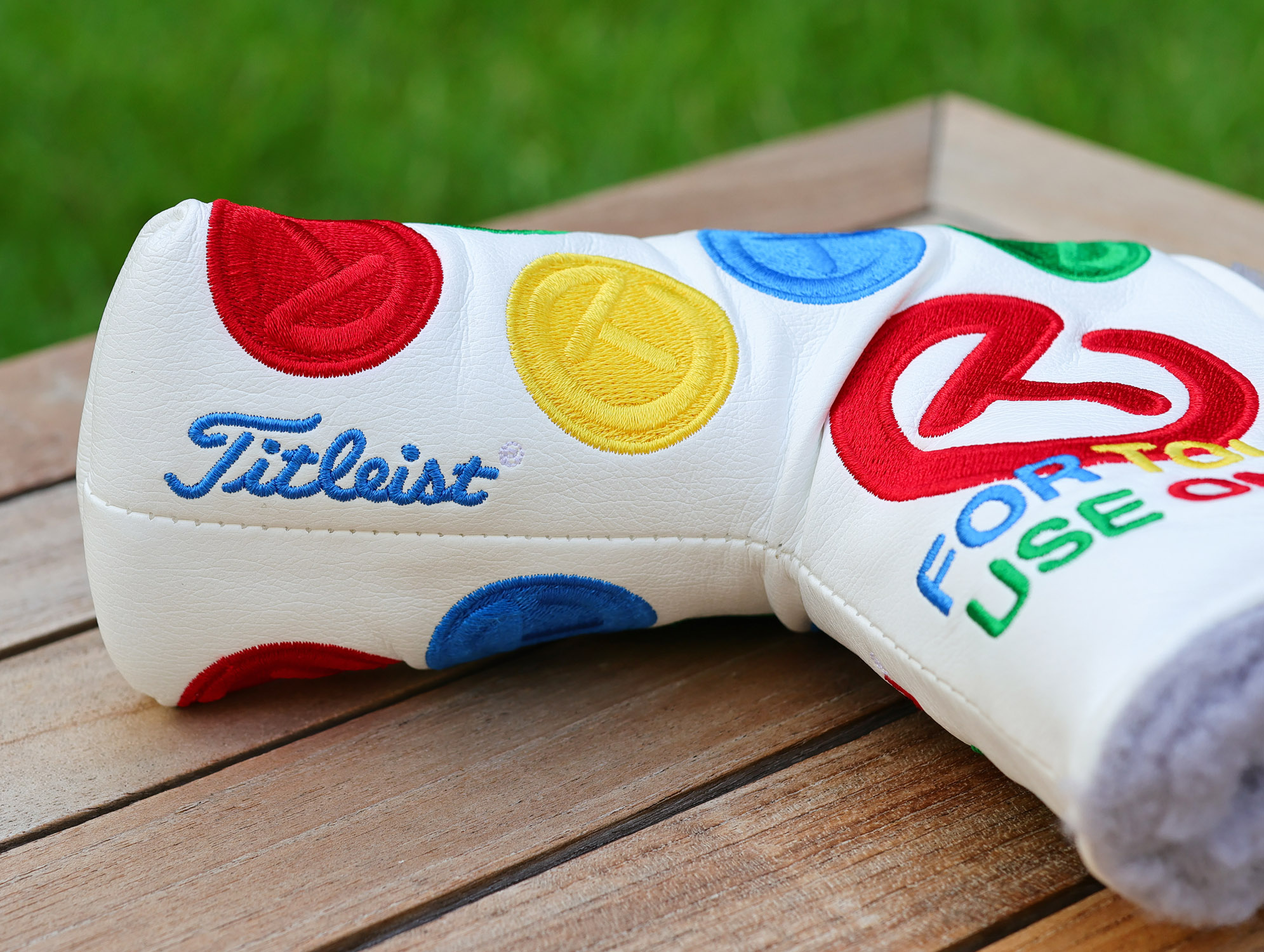 Scotty Cameron “For Tour Use Only” White Twister Dancing Circle T Blade Headcover - Image 4