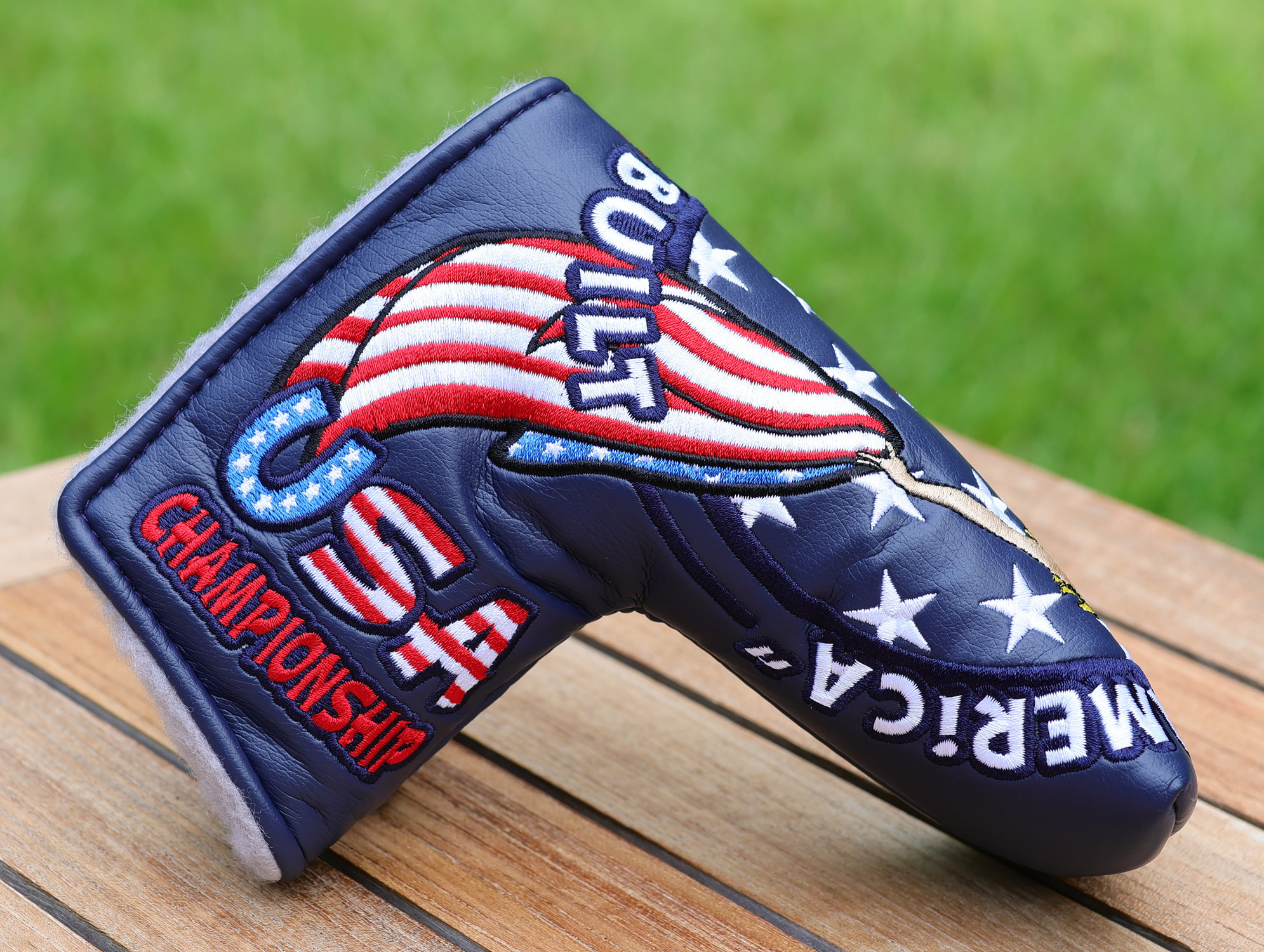 Scotty Cameron 2013 U.S. Open Limited Release Navy Blue “Maiden America” USA Blade Headcover - Image 2