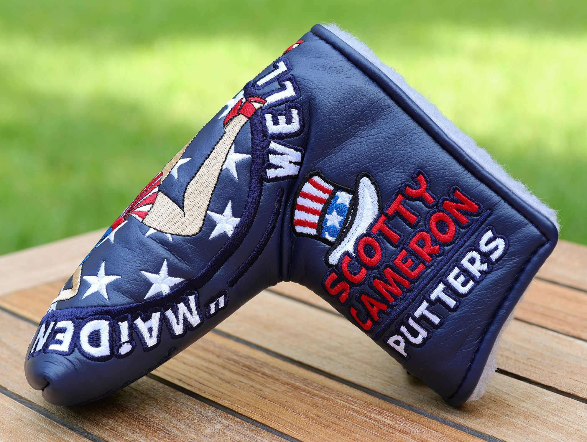 Scotty Cameron 2013 U.S. Open Limited Release Navy Blue “Maiden America” USA Blade Headcover - Image 3