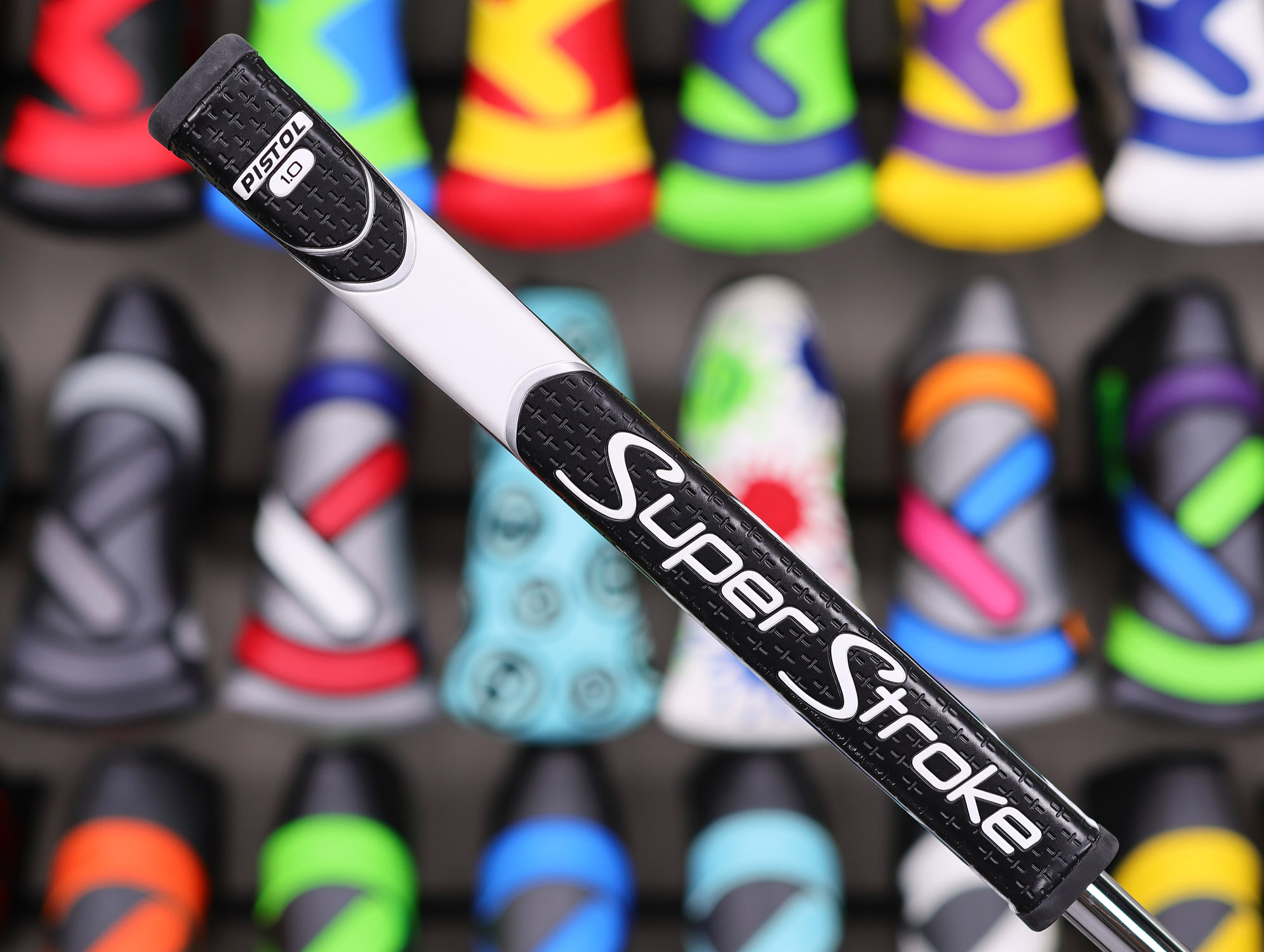 Scotty Cameron Tour Only Black Catalina Studio Style Circle T 350G w/ "Chain-Link" Milled Carbon Steel Insert & RARE "Single Bend" Shaft - Image 8