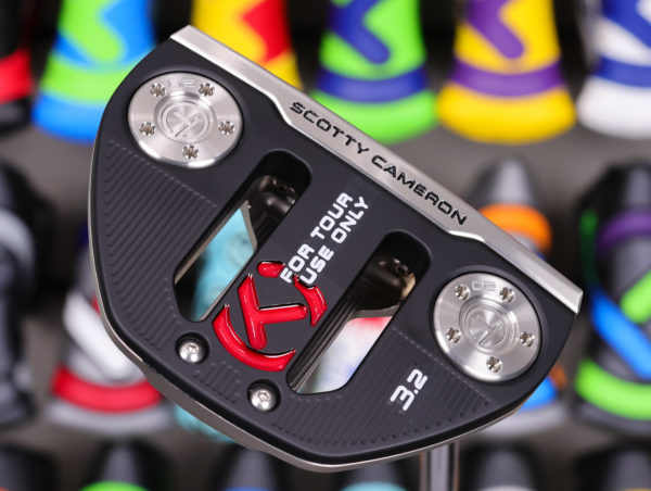 scotty cameron tour only 2026 phantom 3.2 circle t 360g putter with welded sss plumber neck and caron steel chain link milled insert golf club triple top lines