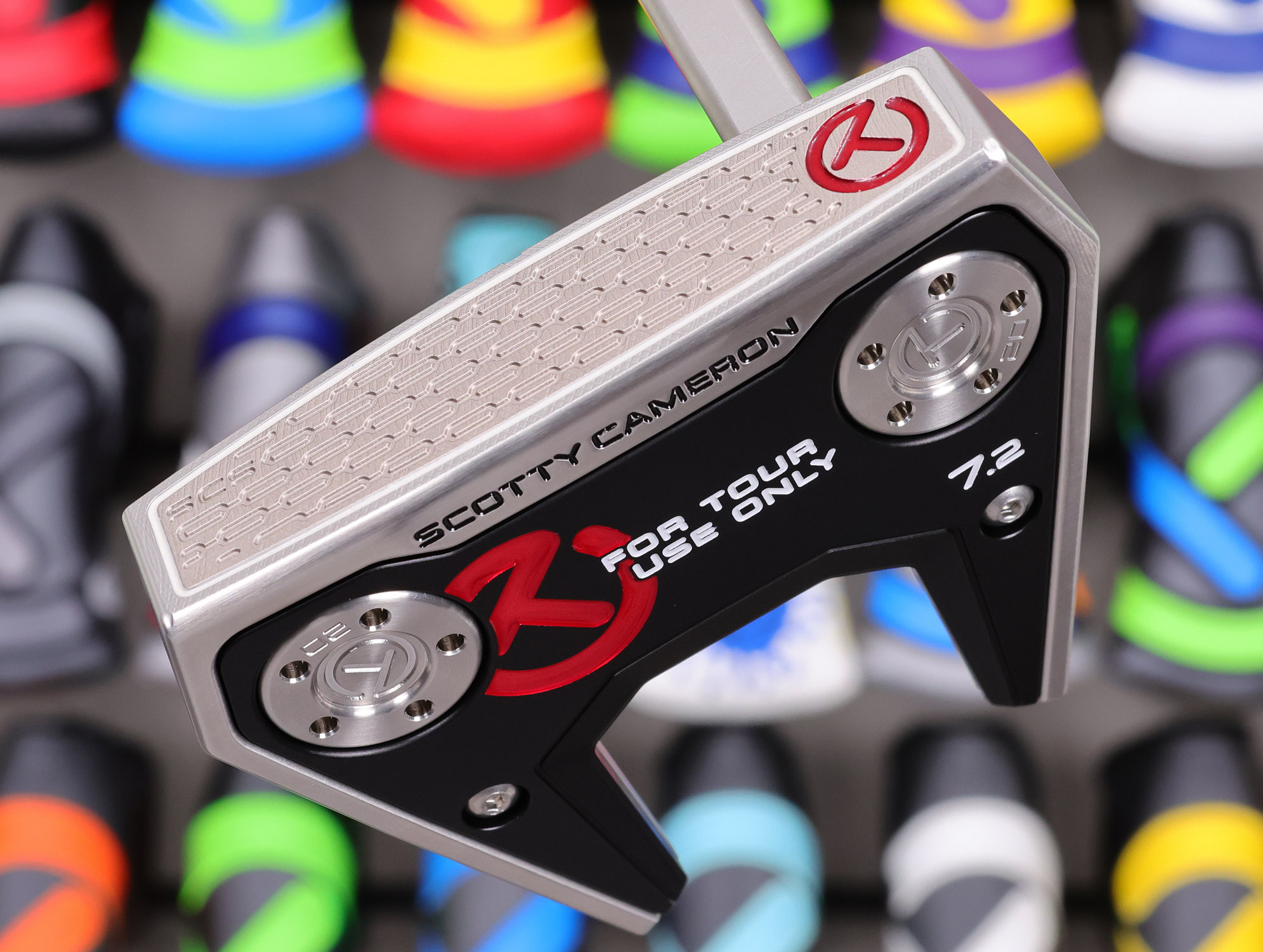 scotty cameron tour only 2026 phantom 7.2 circle t 360g putter with top line and chain link milled carbon steel insert golf club