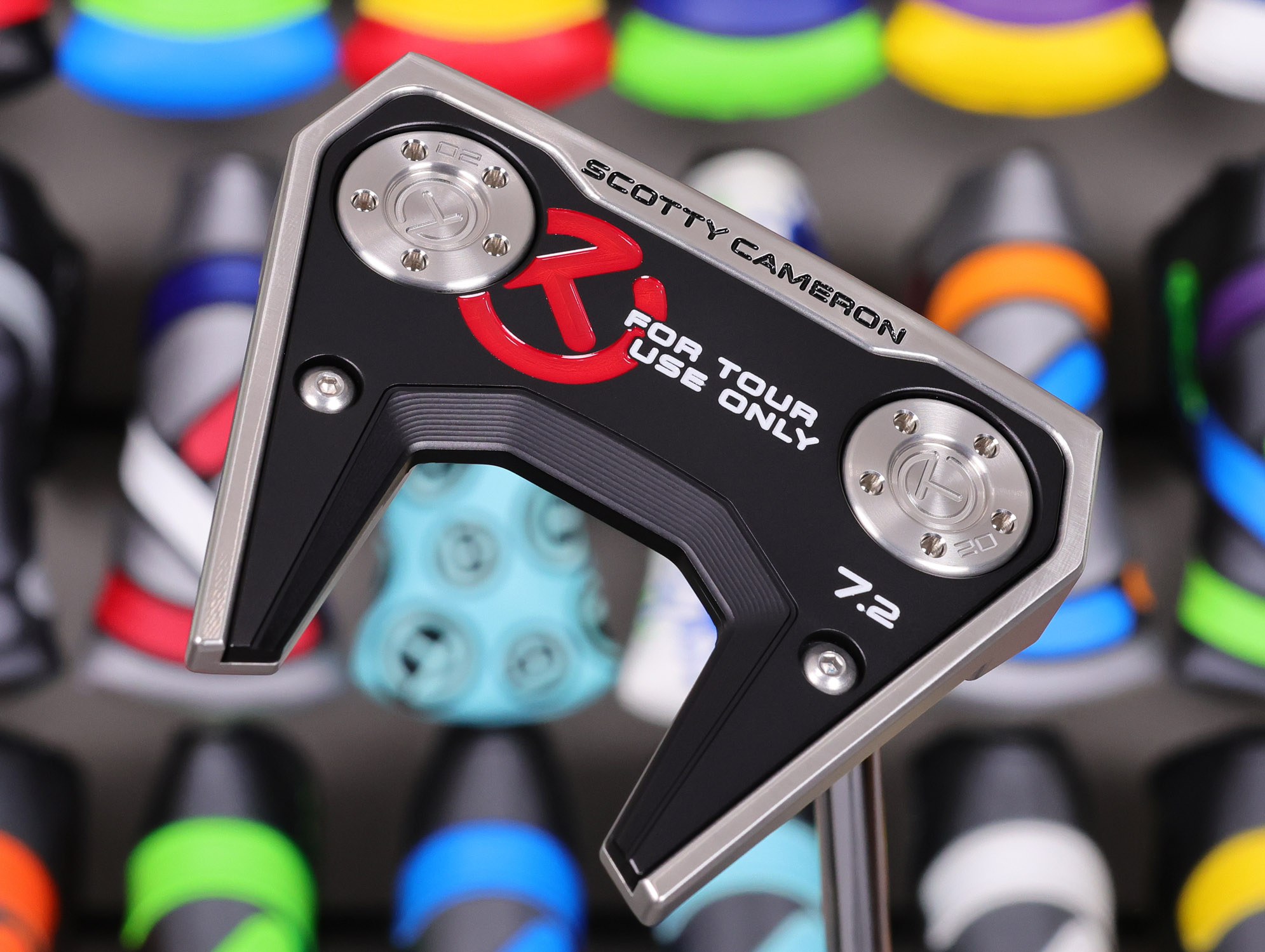 scotty cameron tour only 2026 phantom 7.2 circle t 360g putter with top line and chain link milled carbon steel insert golf club