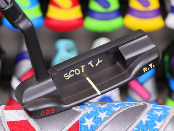 scotty cameron tour only 3x black carbon 009 circle t 340g putter golf club