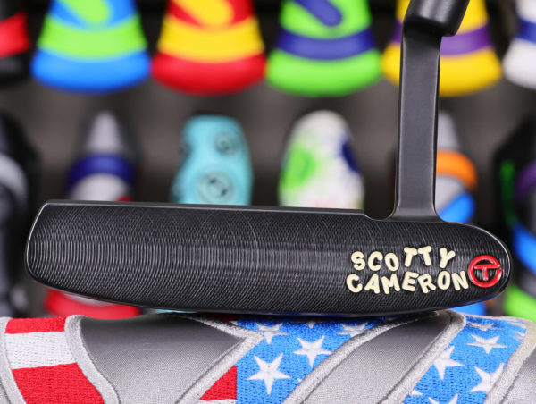 scotty cameron tour only 3x black carbon 009 circle t 340g putter golf club