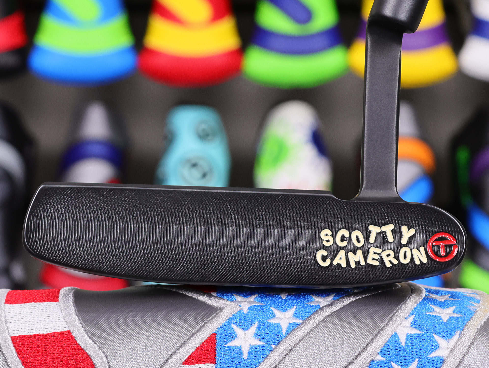 scotty cameron tour only 3x black carbon 009 circle t 340g putter golf club