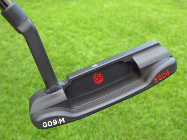 scotty cameron tour only 3x black carbon masterful 009m circle t 350g putter with welded plumber neck and hot head harry stamp golf club
