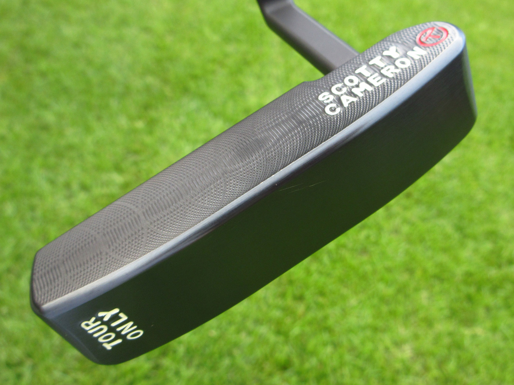 scotty cameron tour only 3x black carbon masterful 009m circle t 350g putter with welded plumber neck and hot head harry stamp golf club