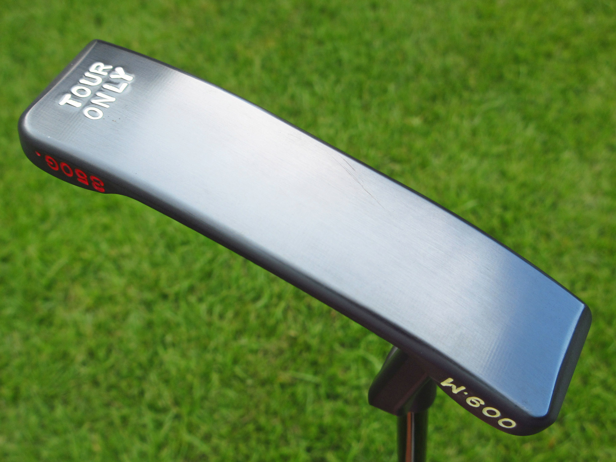 scotty cameron tour only 3x black carbon masterful 009m circle t 350g putter with welded plumber neck and hot head harry stamp golf club