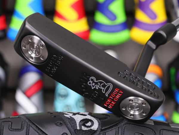 scotty cameron tour only black sss masterful tour rat circle t 360g putter golf club with 2 raw cherry bombs
