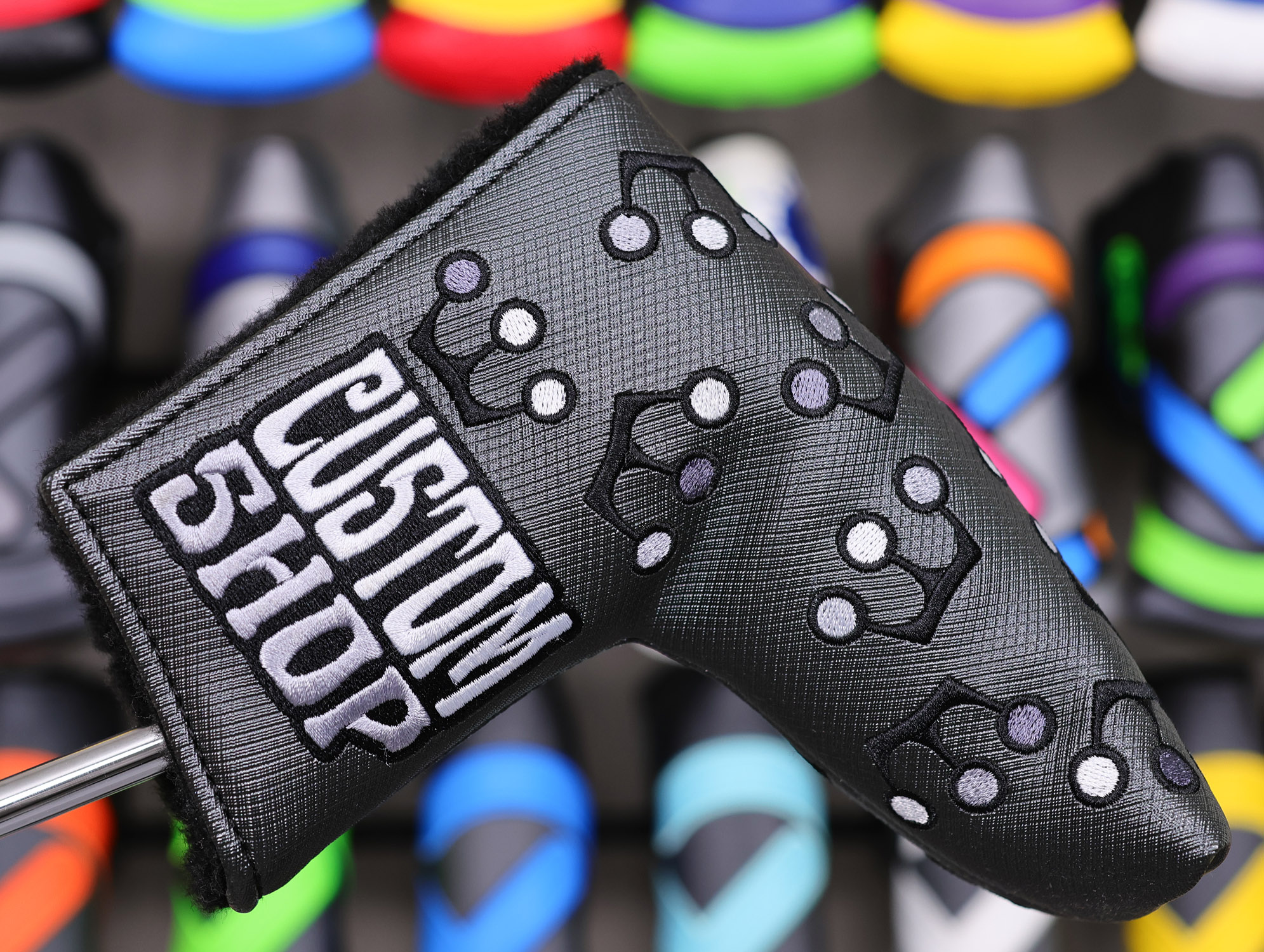 Scotty Cameron Tour Only Brushed Black Carbon 009 Circle T 350G w/ Crowned Flying Script Titleist "T" Stamps - Image 10
