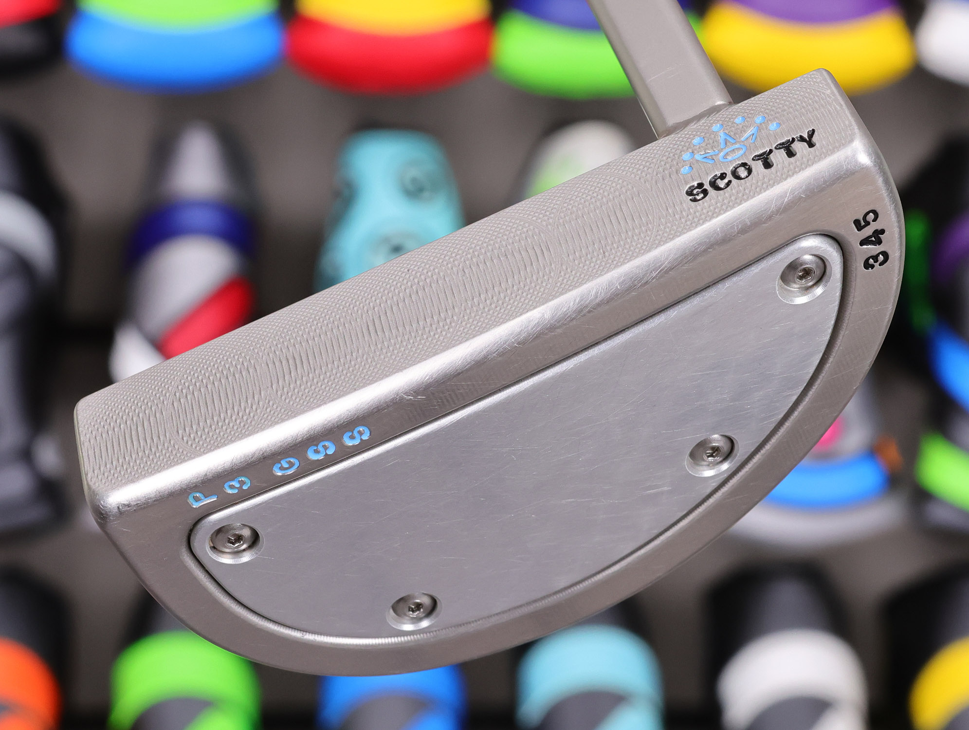 scotty cameron tour only gss p3 prototype circle t 345g putter with welded plumber neck golf club