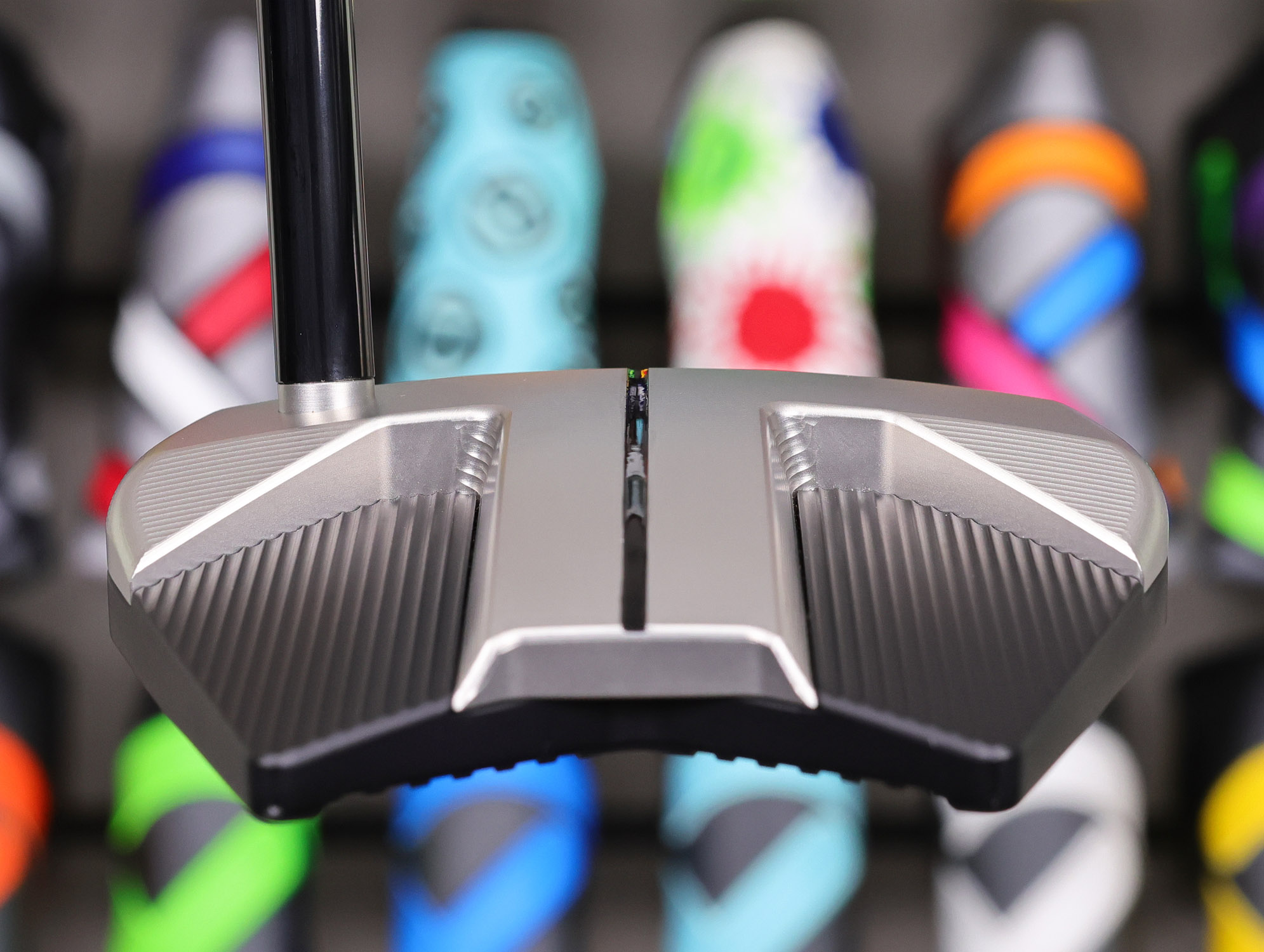 scotty cameron tour only xperimental prototype phantom t10 circle y 360g putter with chain link milled carbon steel insert and black shaft golf club