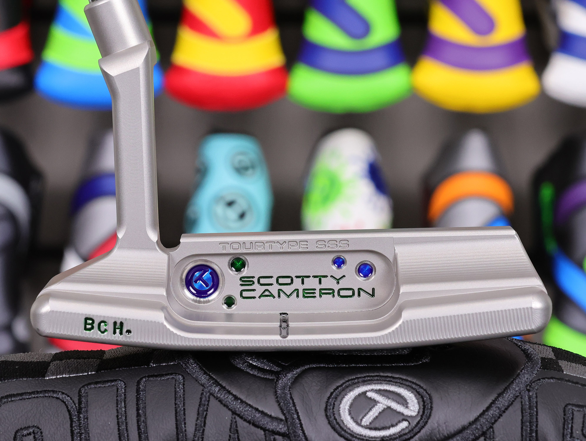 scotty cameron tour only sss timeless beach tourtype circle t 350g putter with sound slot golf club