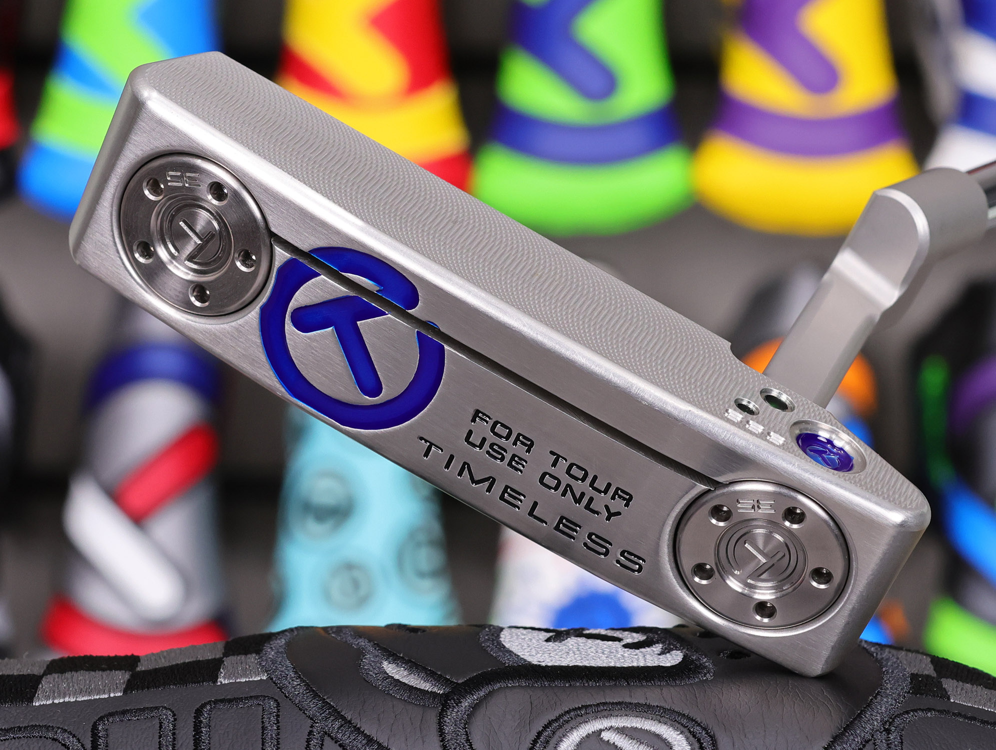 scotty cameron tour only sss timeless beach tourtype circle t 350g putter with sound slot golf club