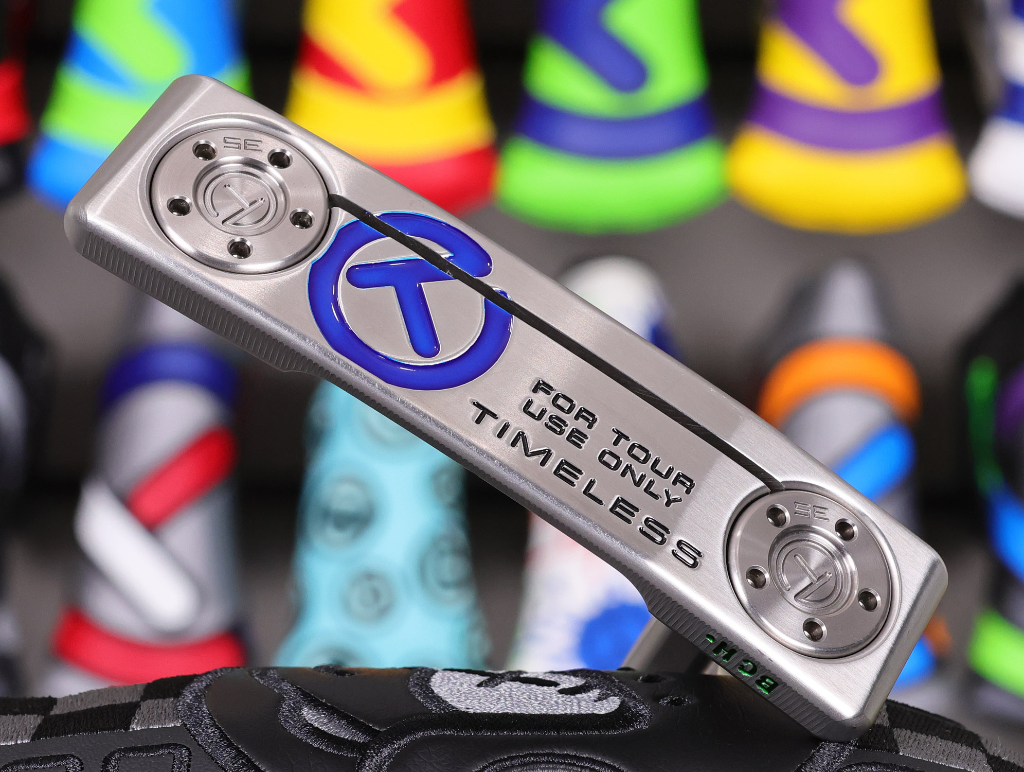 scotty cameron tour only sss timeless beach tourtype circle t 350g putter with sound slot golf club