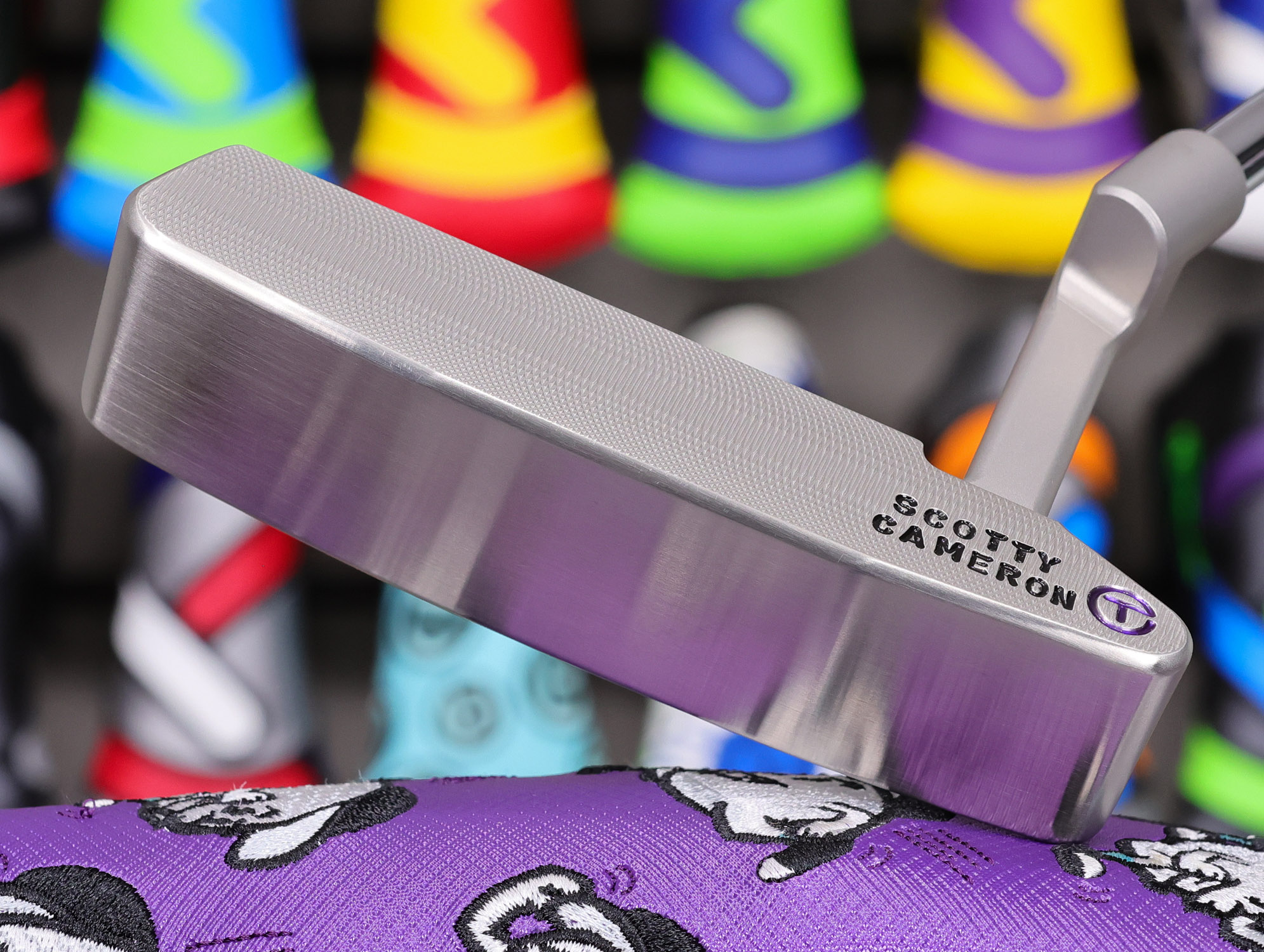 scotty cameron tour only sss timeless tourtype circle t 350g putter with script titleist and crowned flying t stamps golf club