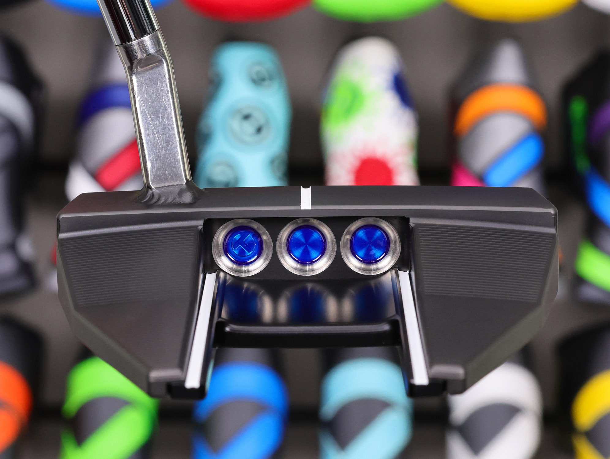 scotty cameron tour only two tone black and silver phantom x t7.5 circle t 360g putter with welded and polished sss flojet neck golf club