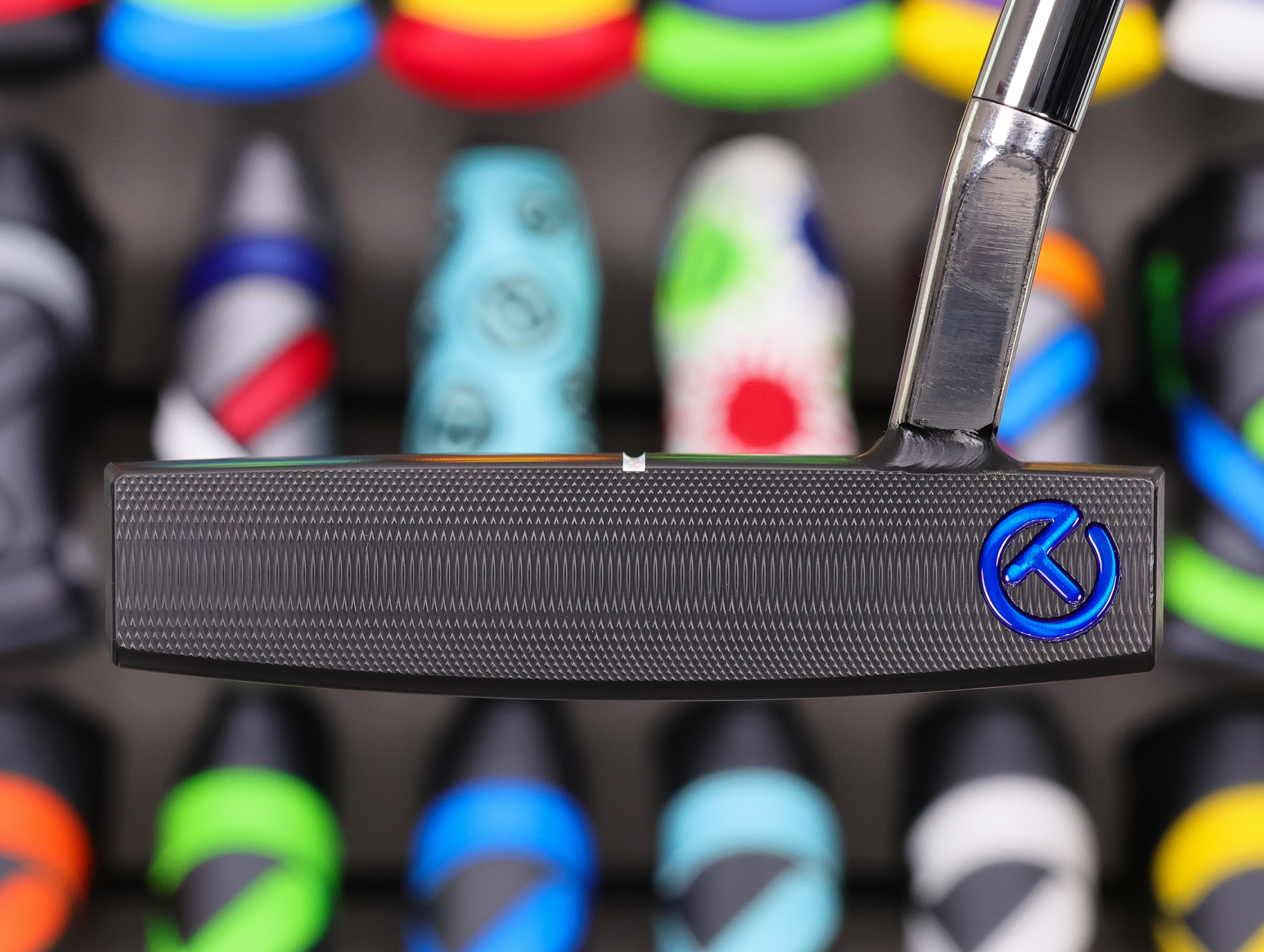 scotty cameron tour only two tone black and silver phantom x t7.5 circle t 360g putter with welded and polished sss flojet neck golf club