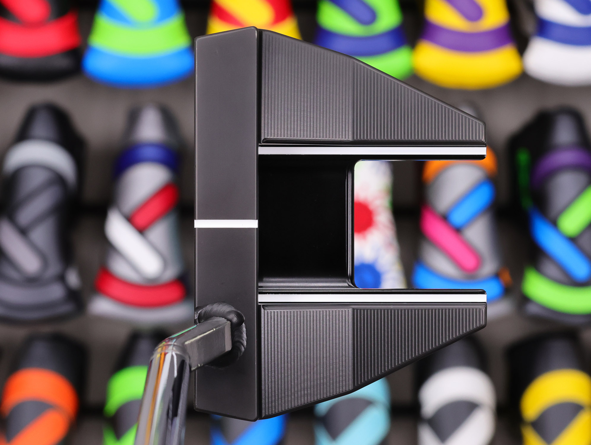 scotty cameron tour only two tone black and silver phantom x t7.5 circle t 360g putter with welded and polished sss flojet neck golf club
