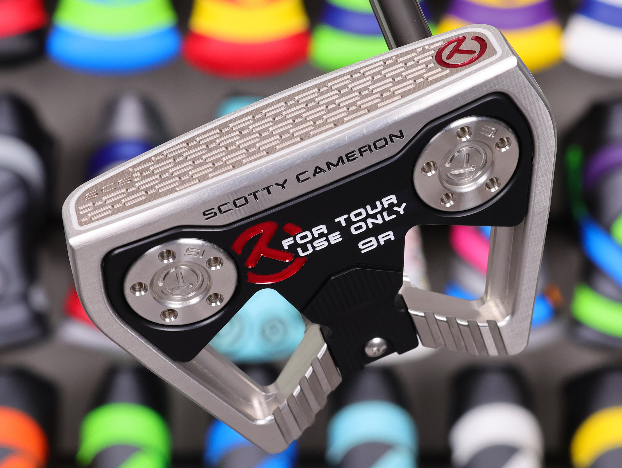 scotty cameron tour only 2026 sss phantom t9r round circle t 360g putter with carbon steel chain link milled insert top line and black ct shaft golf club