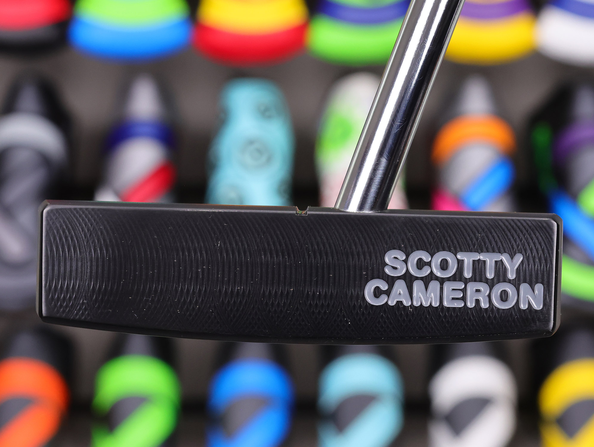 scotty cameron tour only black golo s5 centershaft circle t putter with dual flange lines and top line golf club