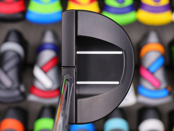scotty cameron tour only black golo s5 centershaft circle t putter with dual flange lines and top line golf club