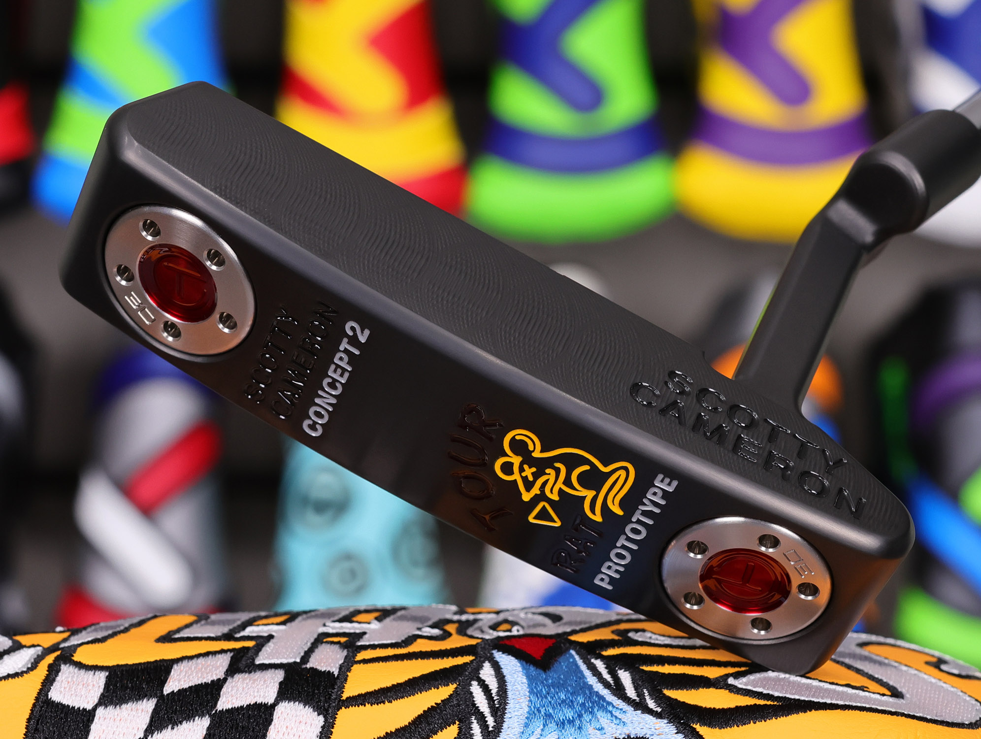 scotty cameron tour only black sss tour rat concept 2 circle t 360g putter with top line golf club