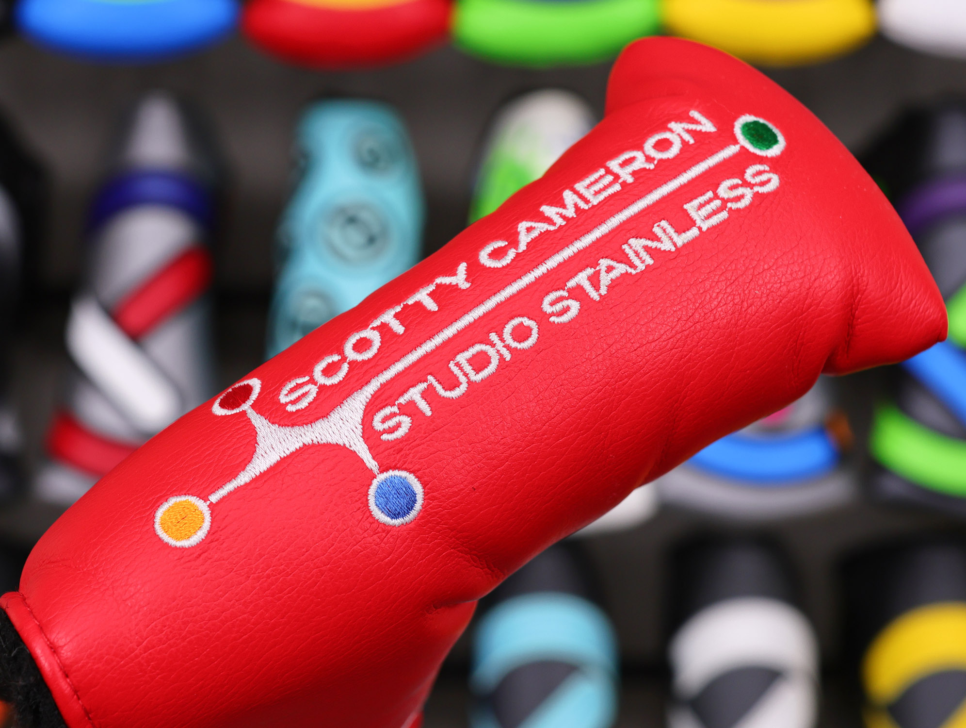 Scotty Cameron Tour Only Brushed Black Carbon Napa Handstamped Circle T Putter w/ Script "Titleist" - Image 11