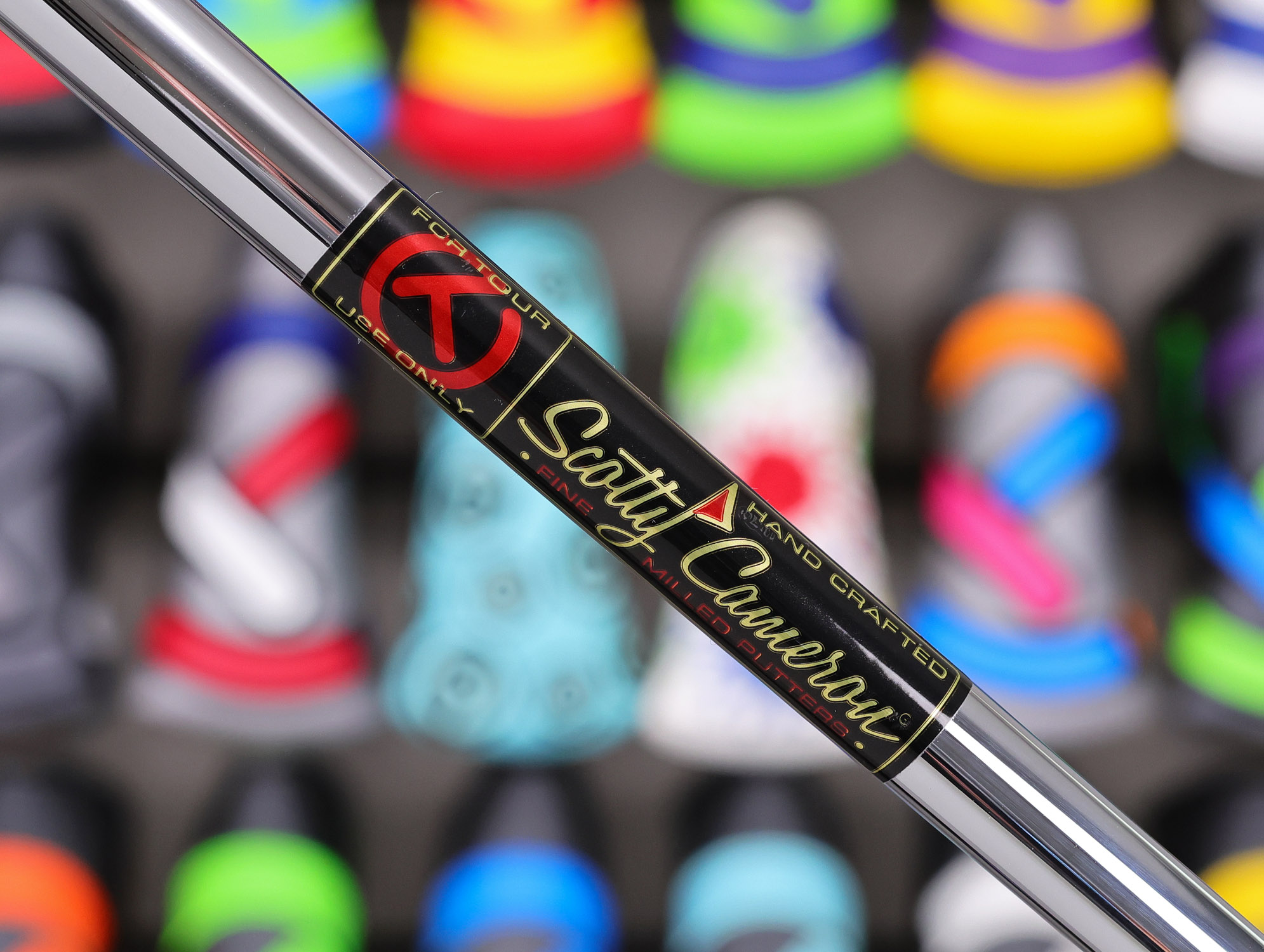 Scotty Cameron Tour Only Brushed Black Carbon Napa Handstamped Circle T Putter w/ Script "Titleist" - Image 7