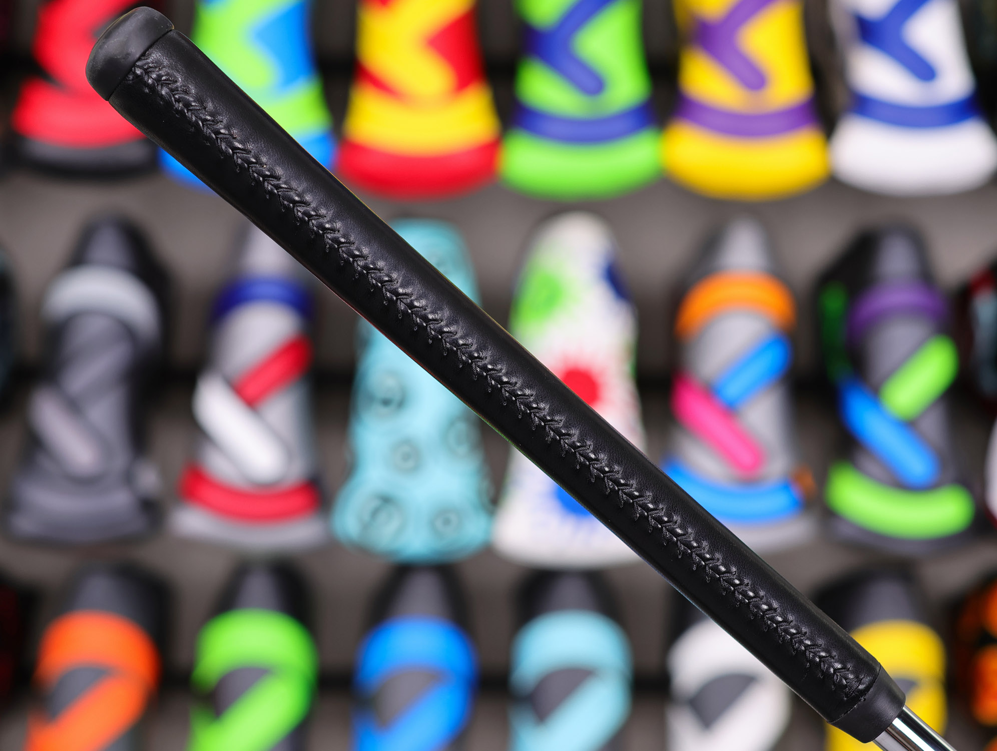 Scotty Cameron Tour Only Brushed Black Carbon Napa Handstamped Circle T Putter w/ Script "Titleist" - Image 10