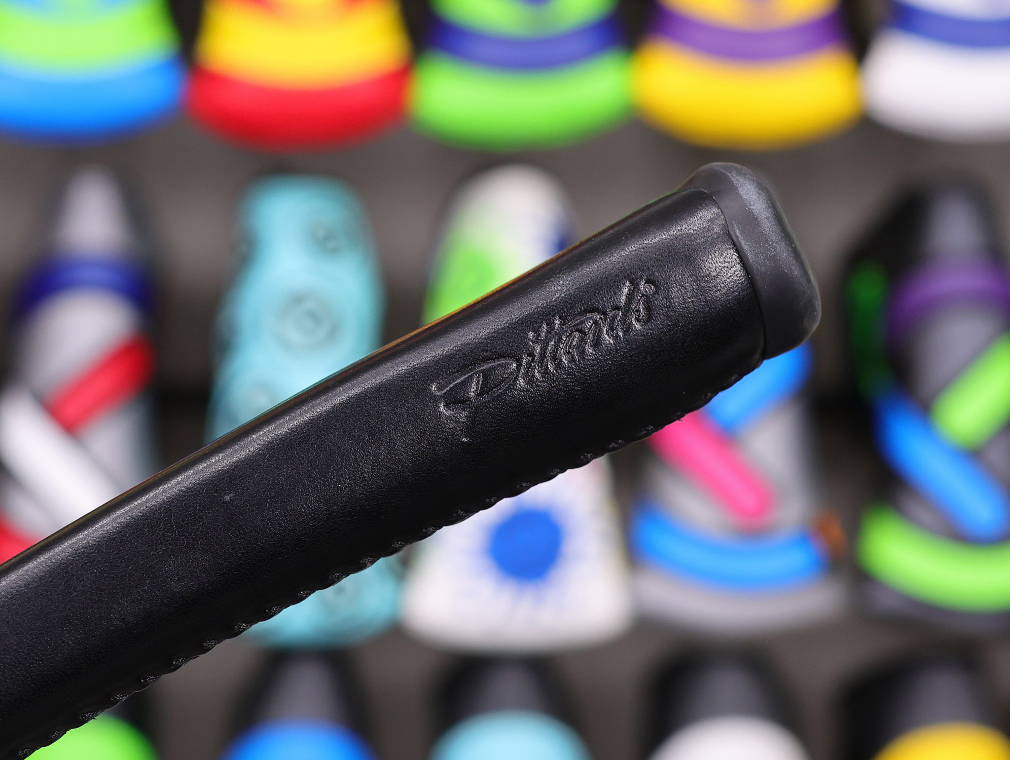 Scotty Cameron Tour Only Brushed Black Carbon Napa Handstamped Circle T Putter w/ Script "Titleist" - Image 9