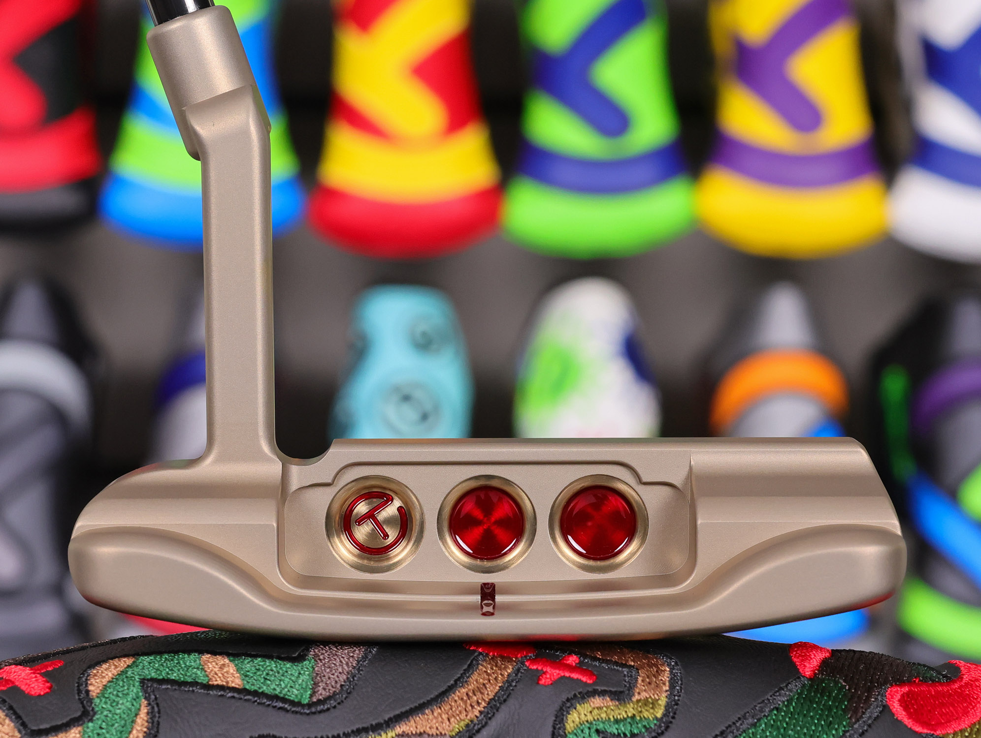 scotty cameron tour only chromatic bronze sss masterful tour rat circle t 360g putter with black shaft golf club
