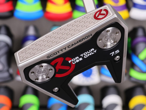 scotty cameron tour only 2026 phantom 7.5 circle t 360g putter with top line and carbon steel chain link milled insert golf club