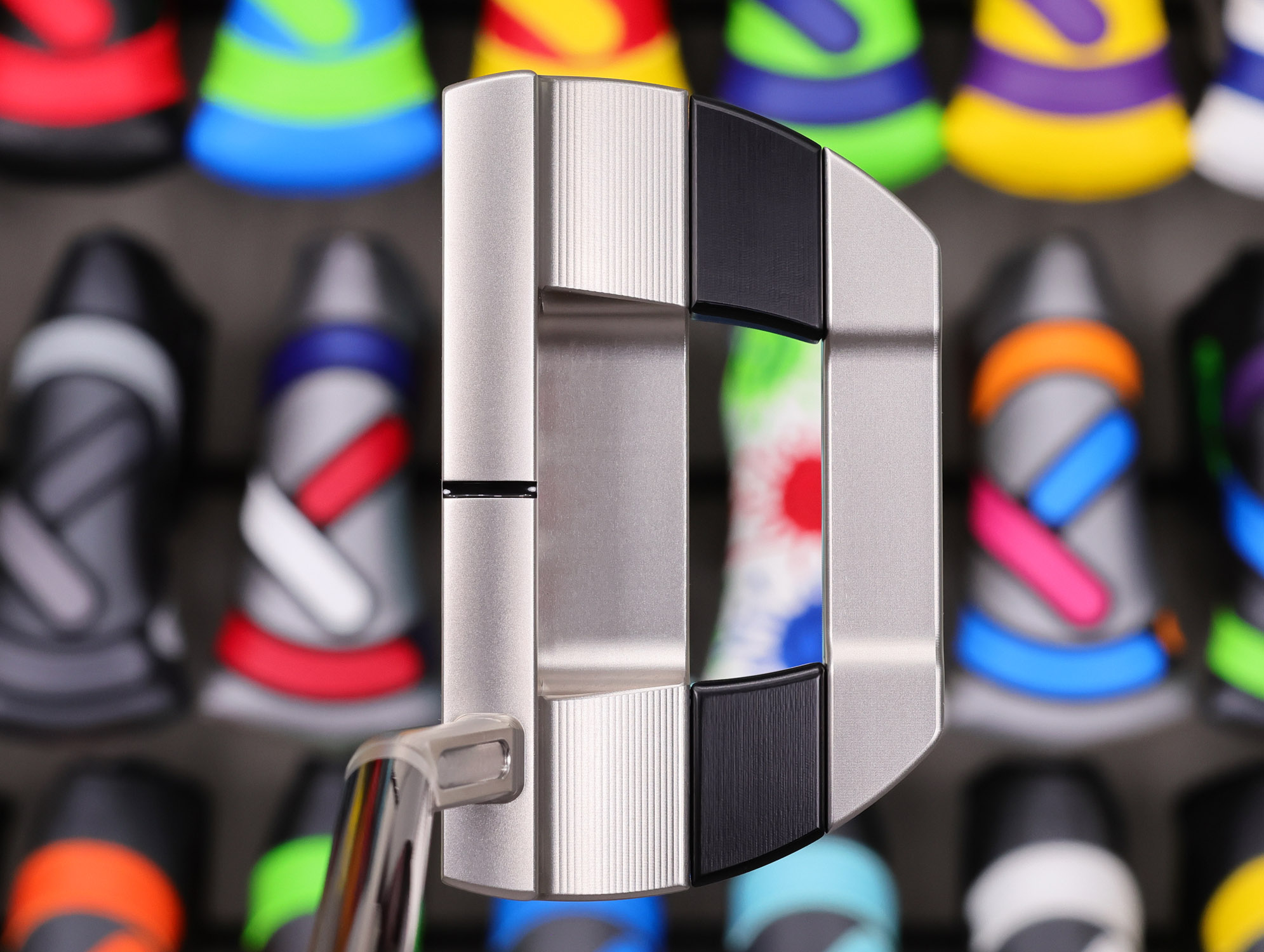 scotty cameron tour only sss fastback 1.5 studio style circle t 360g putter with carbon steel chain link milled insert i beam jet neck and black ct shaft golf club