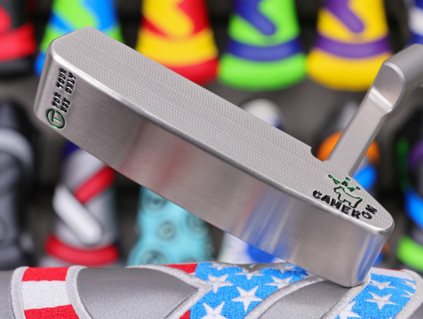 scotty cameron tour only sss timeless tourtype tt circle t 350g putter with smiley face and crowned scotty dog stamps golf club
