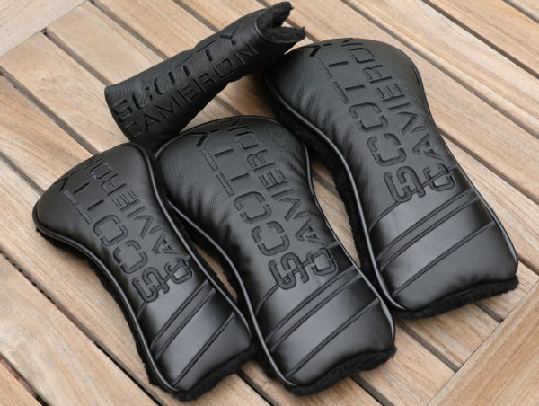 scotty cameron 2019 limited release gentlemens series black 4 piece set driver fairway hybrid utility and putter headcovers