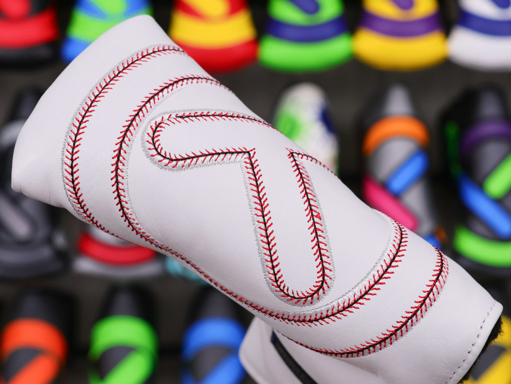 scotty cameron 2026 encinitas california gallery vault exclusive white genuine leather red stitch baseball industrial circle t blad headcover