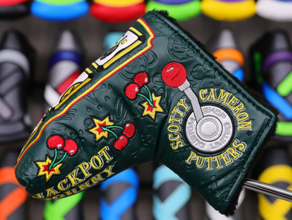 scotty cameron custom shop limited release green jackpot johnny las vegas slot machine mid mallet headcover